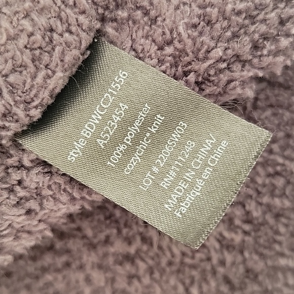 💗 BAREFOOT DREAMS CozyChic Lite Open Front Cardigan Sweater with Pockets Gray S - Picture 7 of 7